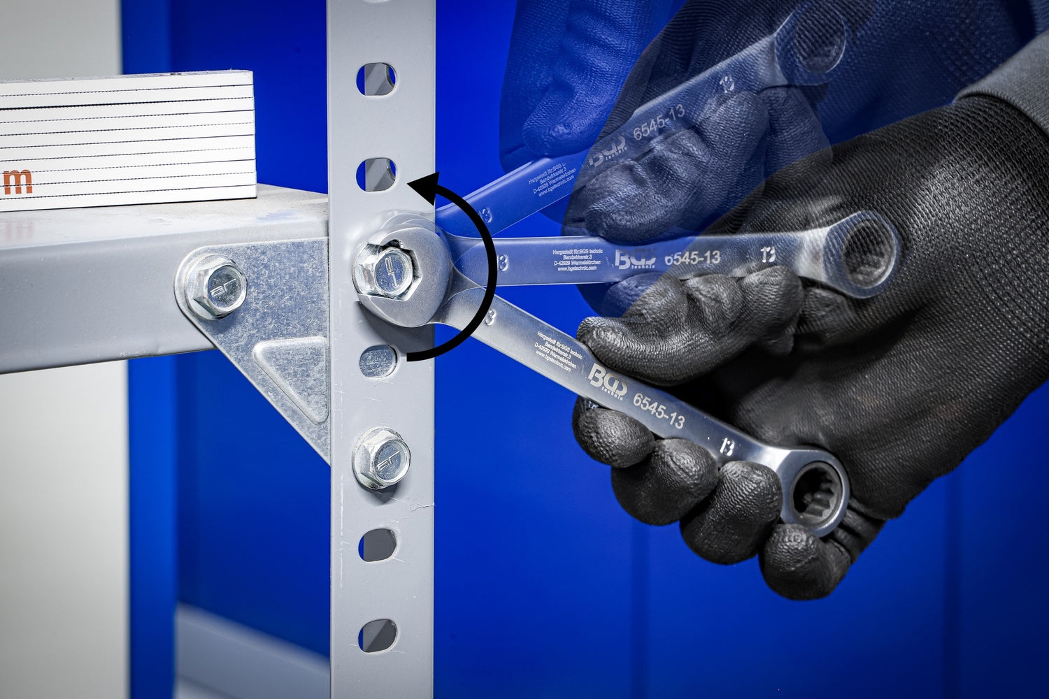 BGS 6545 Satz Maulratschenschlüssel Ratschenringschlüssel 12 teilig