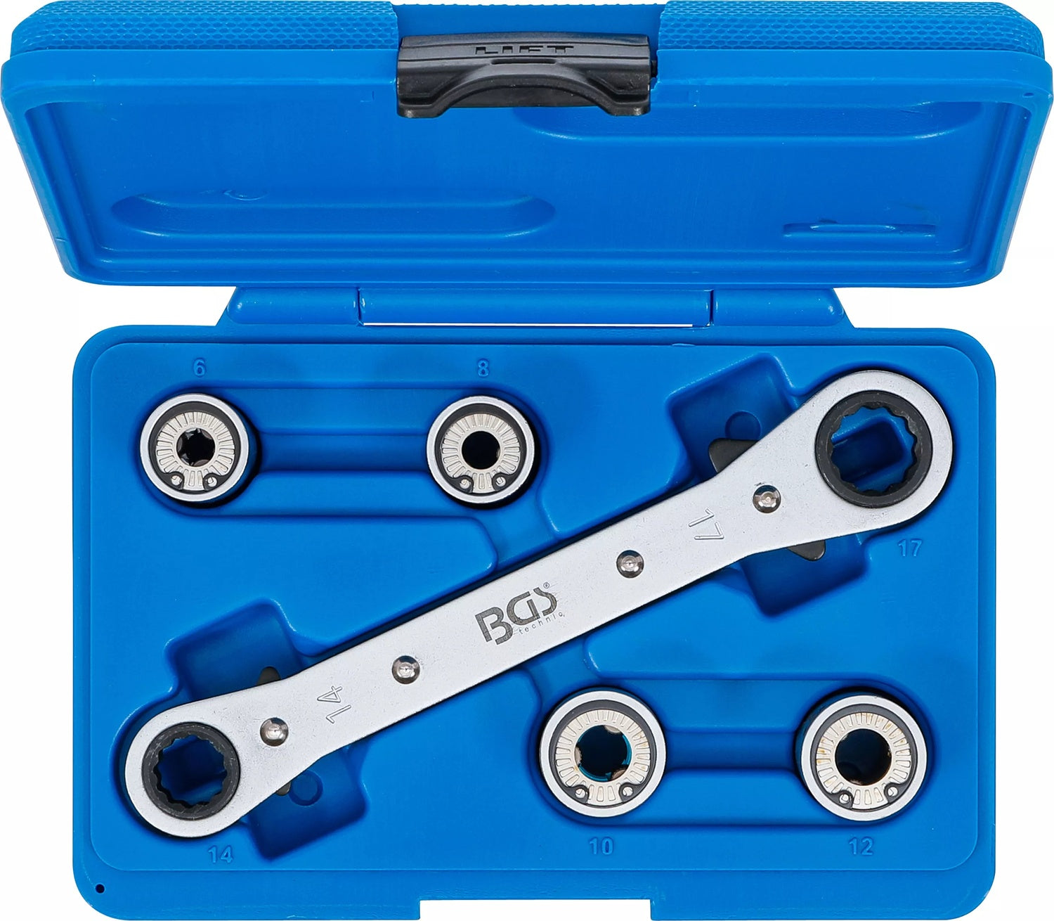 BGS 65505 Satz Ausdreher für Stehbolzen / Stehbolzenausdreher 6 - 12mm 5 teilig