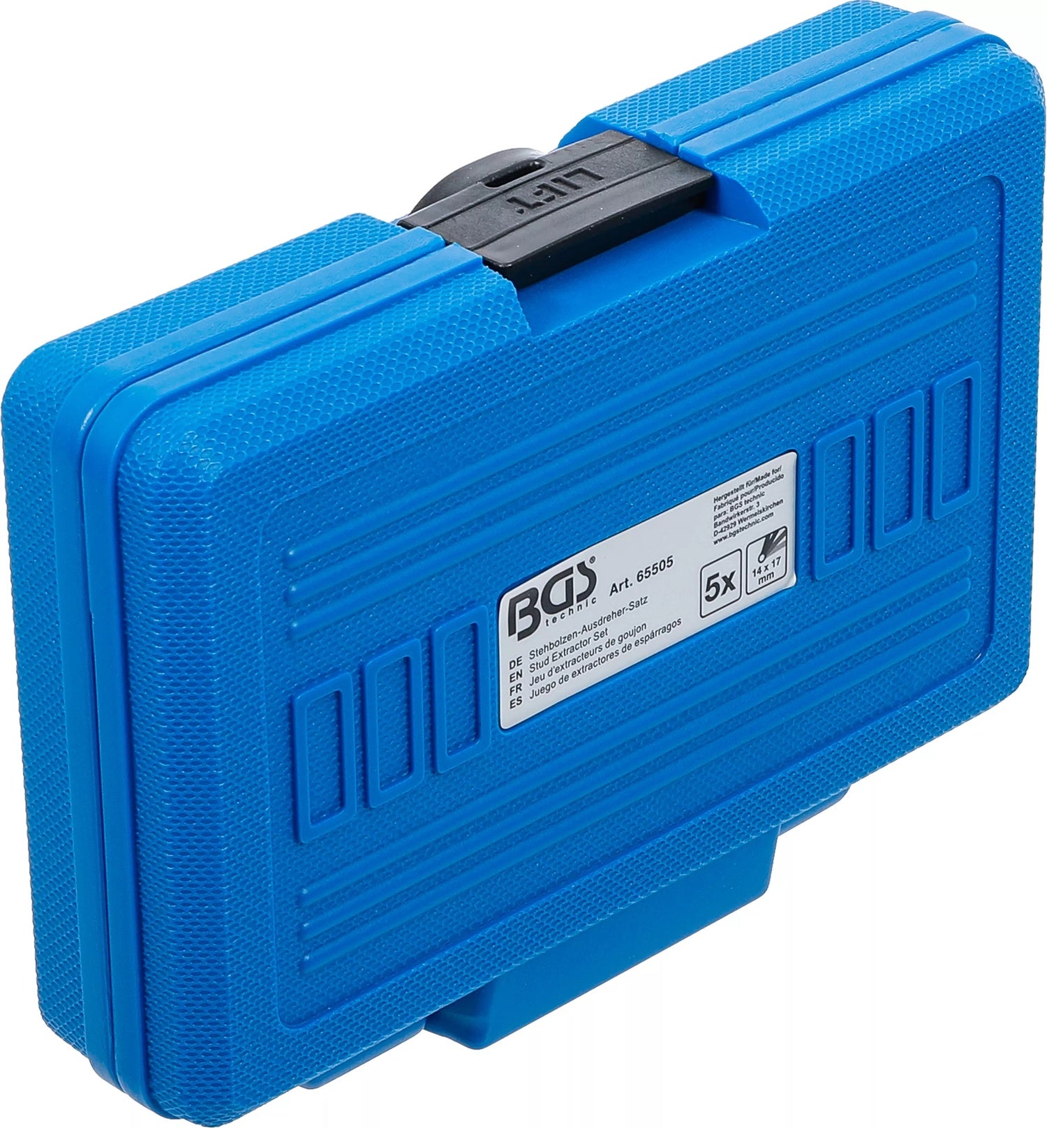 BGS 65505 Satz Ausdreher für Stehbolzen / Stehbolzenausdreher 6 - 12mm 5 teilig