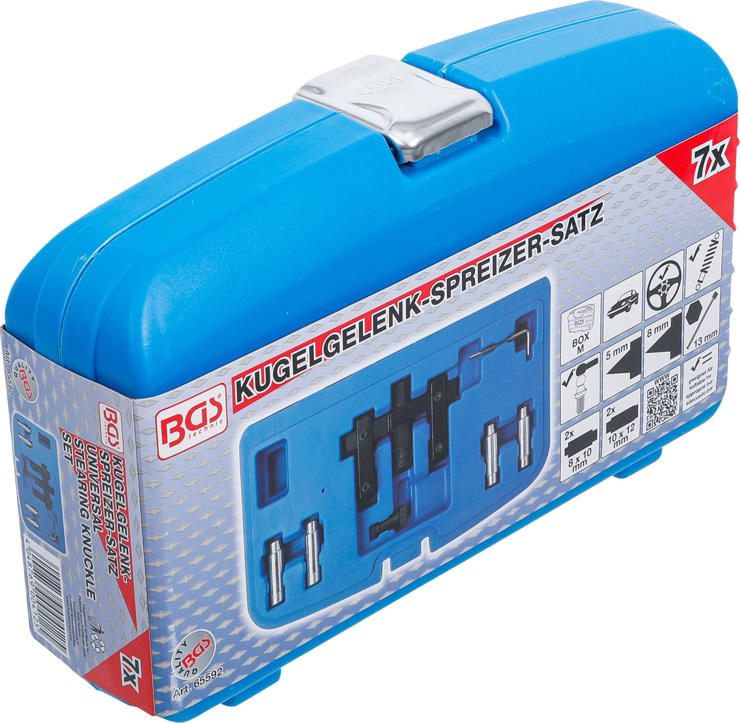 BGS 65592 Satz Spreizer Werkzeug für Kugelgelenke 7 teilig