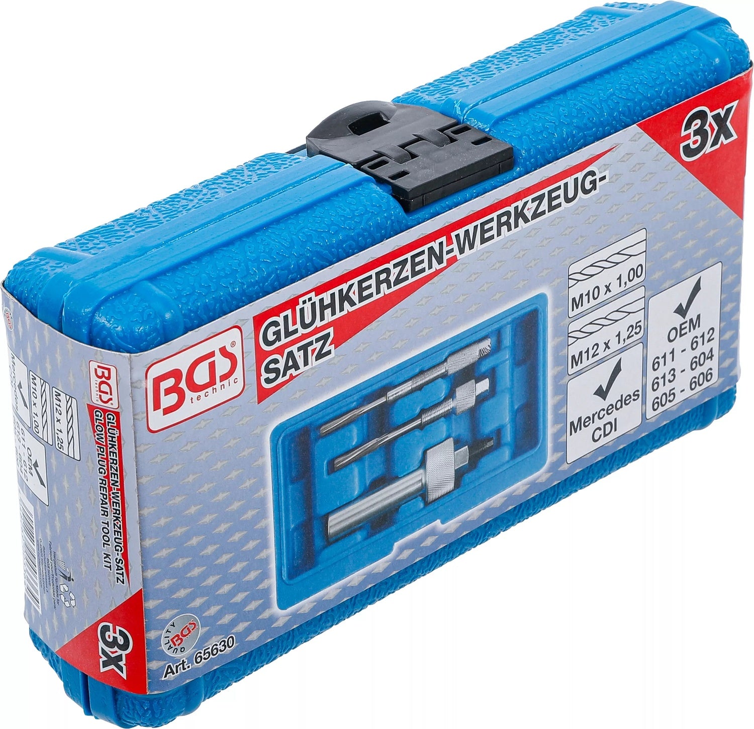 BGS 65630 Satz Werkzeug für Glühkerzen für Mercedes-Benz CDI-Motoren