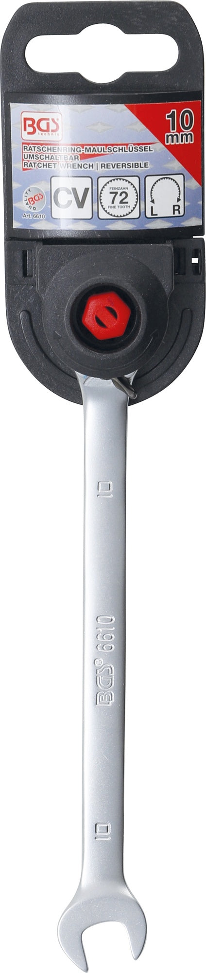 BGS 6610 Ratschenringmaulschlüssel umschaltbar SW 10mm
