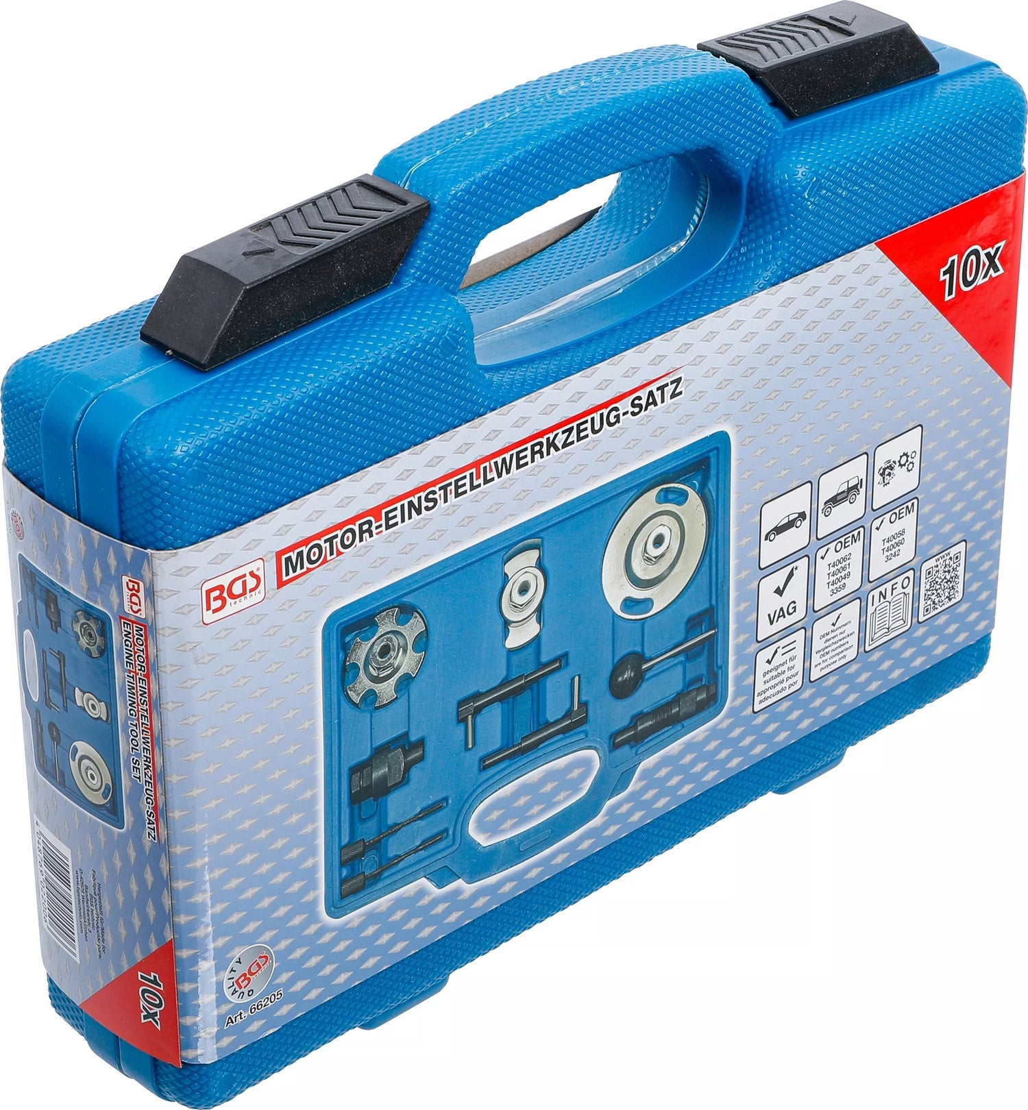 BGS 66205 Satz Einstellwerkzeug für Motor VW Audi Seat Skoda 2.7, 3.0 TDI