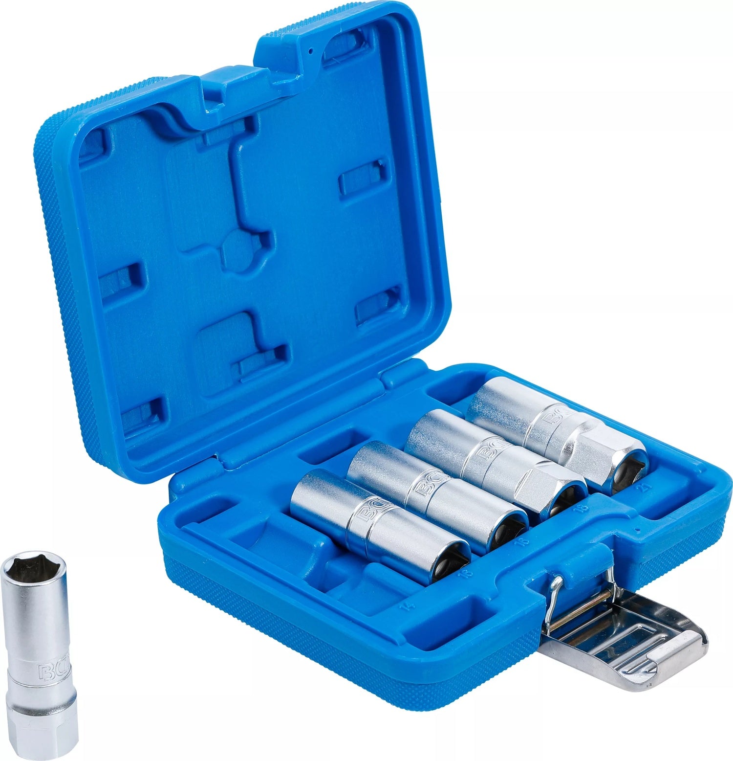 BGS 6641 Satz Einsatz für Zündkerzen Sechskant Antrieb Innenvierkant 12,5mm (1/2")