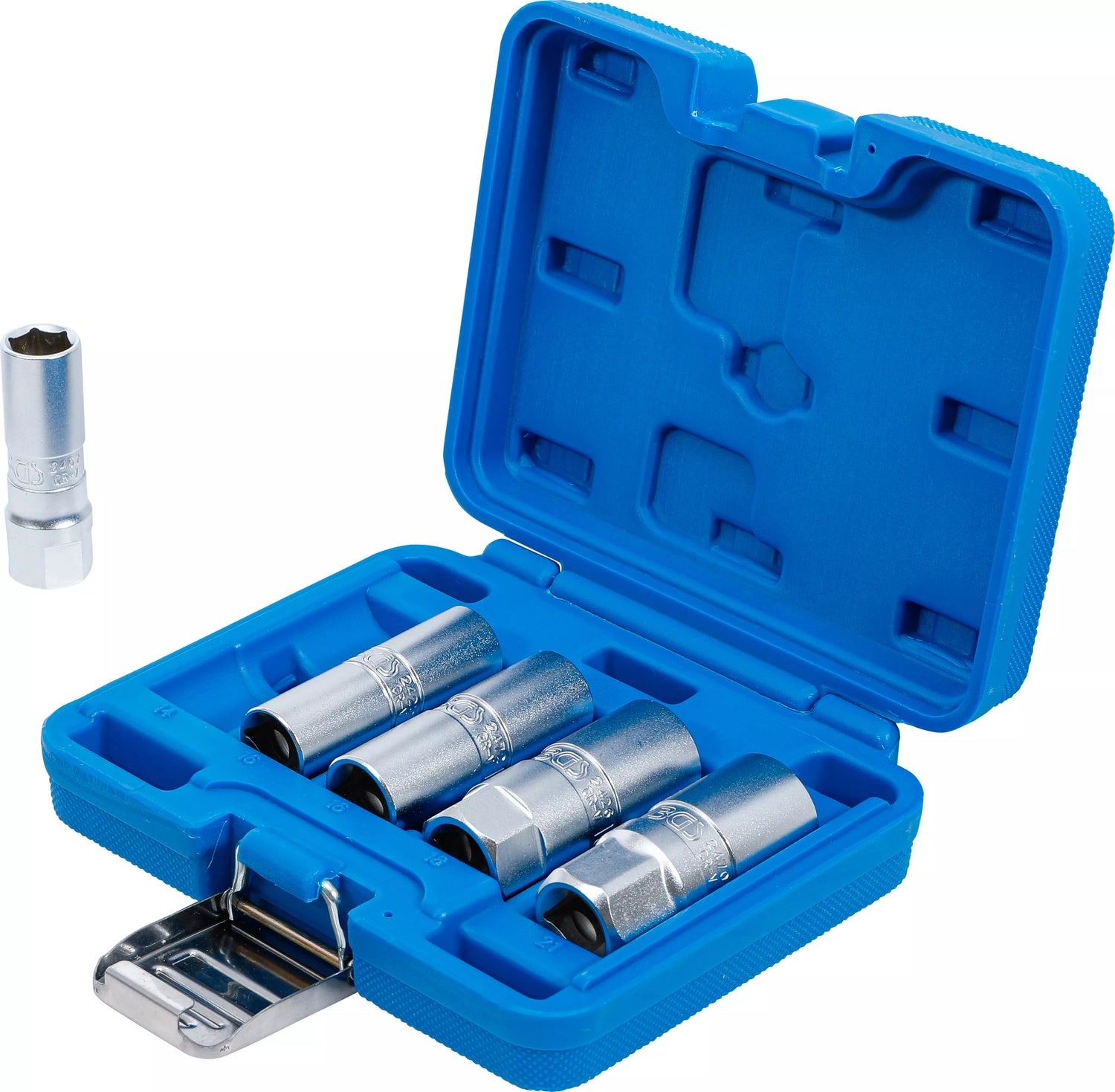 BGS 6641 Satz Einsatz für Zündkerzen Sechskant Antrieb Innenvierkant 12,5mm (1/2")