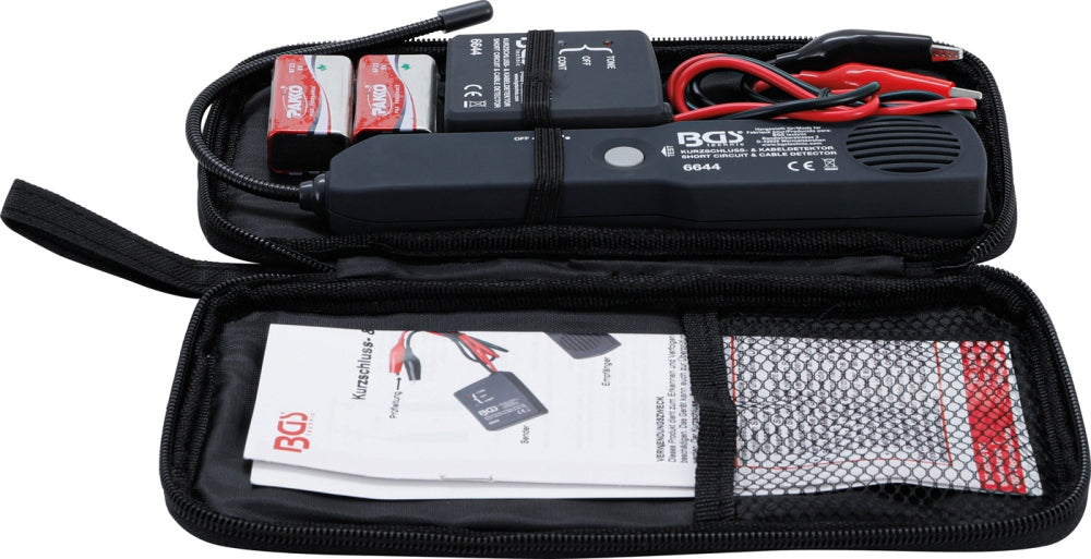 BGS 6644 Kurzschluss- und Kabeldetektor für 12 & 24 Volt Gleichspannung