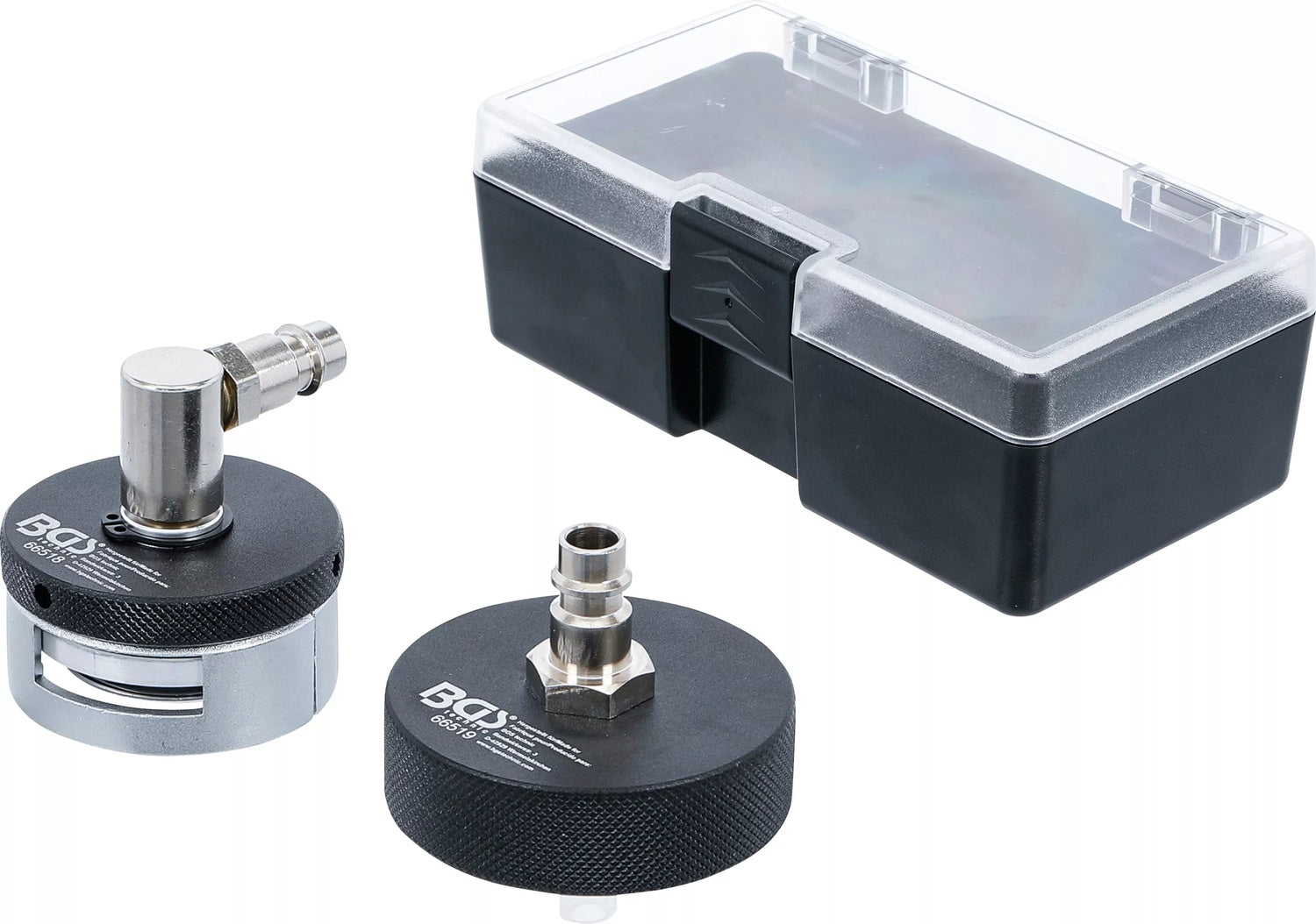 BGS 66517 Satz Adapter für Druckluft Bremsenentlüfter für Tesla Modelle 3, Y, S, X