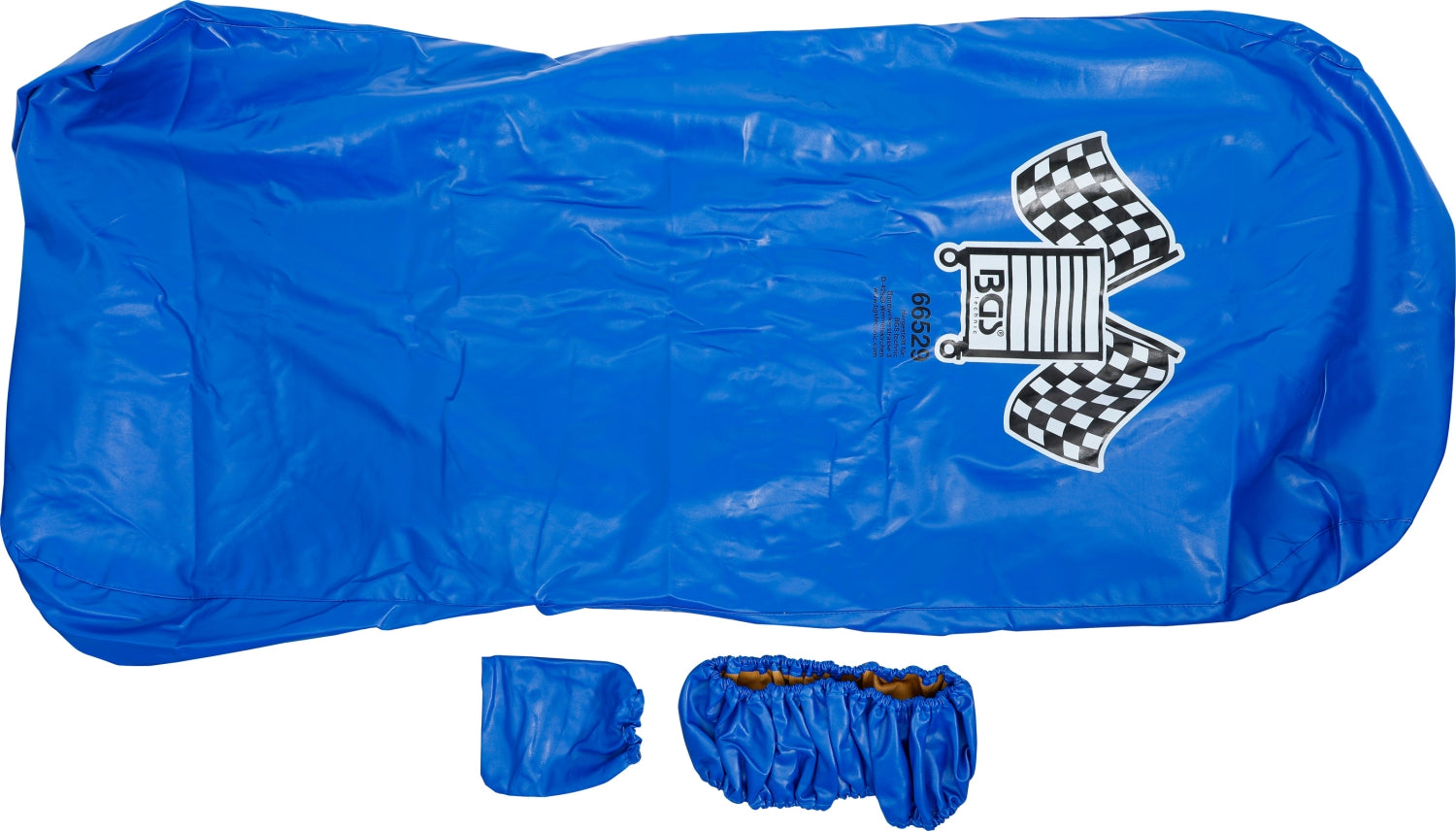 BGS 66529 Satz 3 teilig Schonbezug universal für Lenkrad Schaltknauf Sitz aus Kunstleder