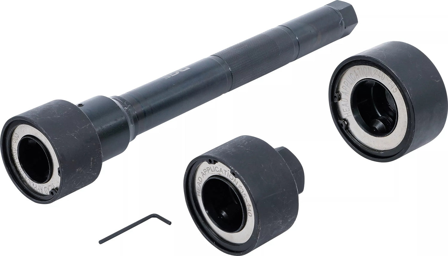 BGS 66530 Satz Werkzeug für Axialspurstangen für Spurstangenköpfe mit Durchmesser Ø 30 - 45mm