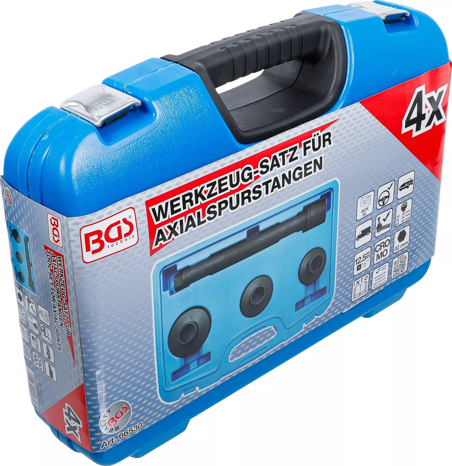 BGS 66530 Satz Werkzeug für Axialspurstangen für Spurstangenköpfe mit Durchmesser Ø 30 - 45mm