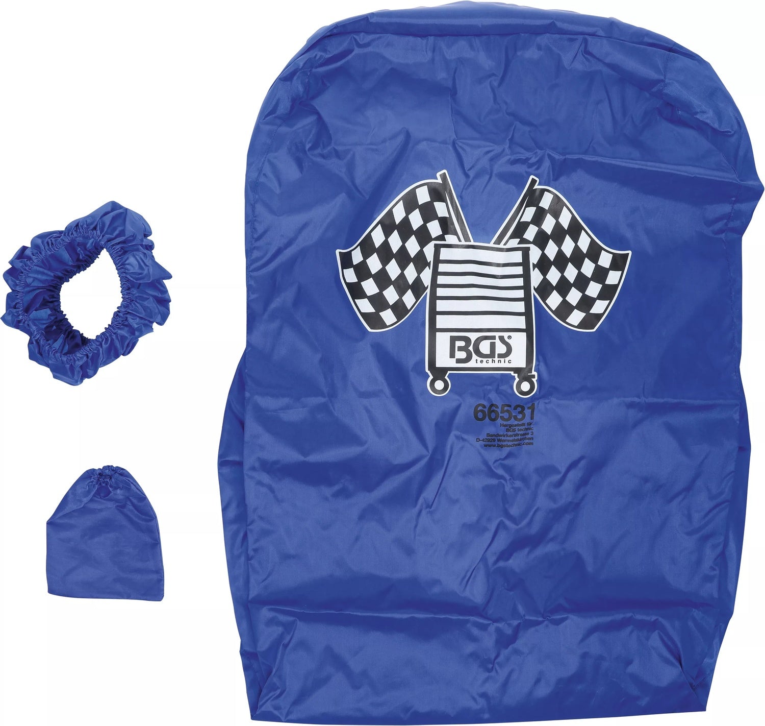 BGS 66531 Satz 3 teilig Schonbezug für Lenkrad Schaltknauf Sitz aus Polyester