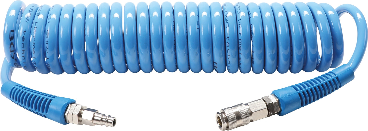 BGS 66541 Druckluftschlauch Spiralschlauch Länge 6 Meter Ø12mm aussen