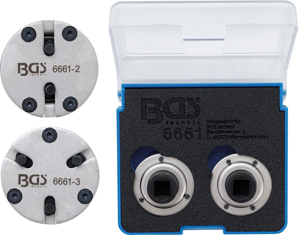 BGS 6661 Universal Rückstelladapter für Bremskolben mit 2 & 3 Stiften