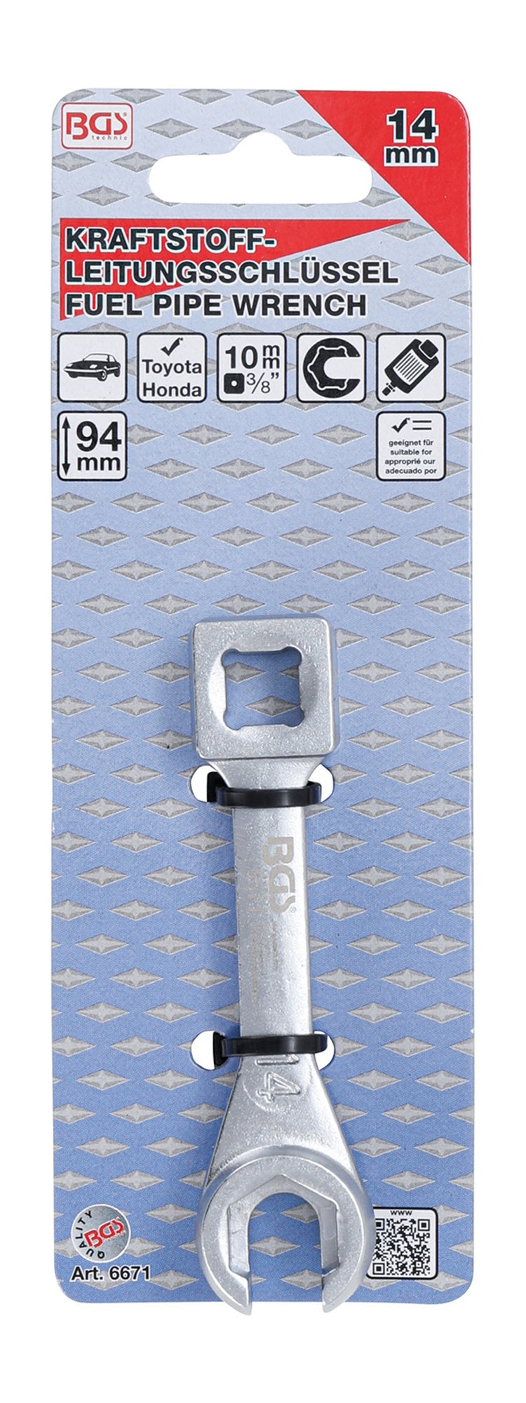 BGS 6671 Kraftstoff Leitungsschlüssel für Toyota Honda