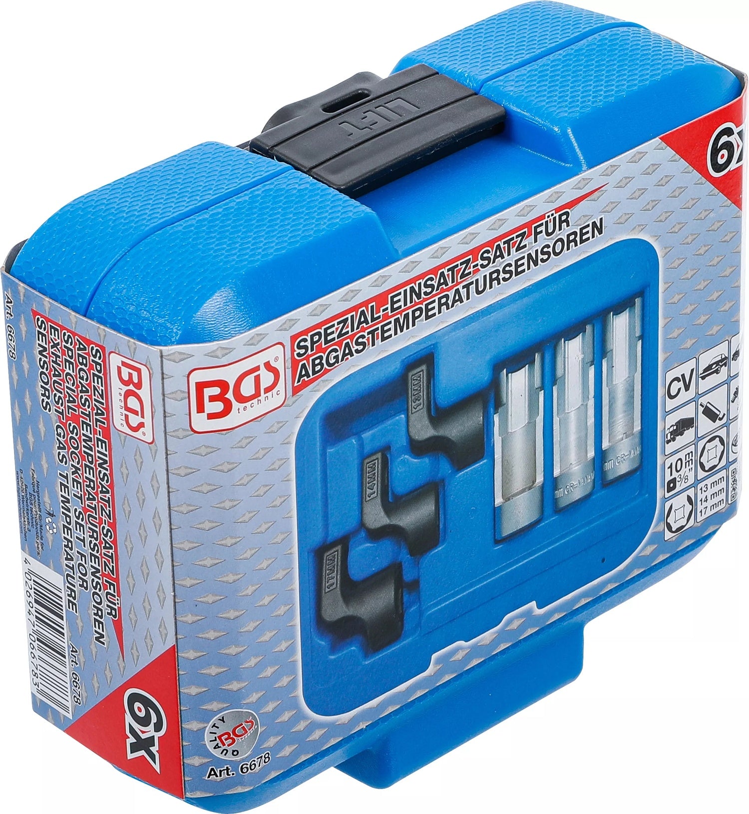 BGS 6678 Satz Spezialeinsatz Abgastemperatursensoren (EGT / NOx) 6-teilig