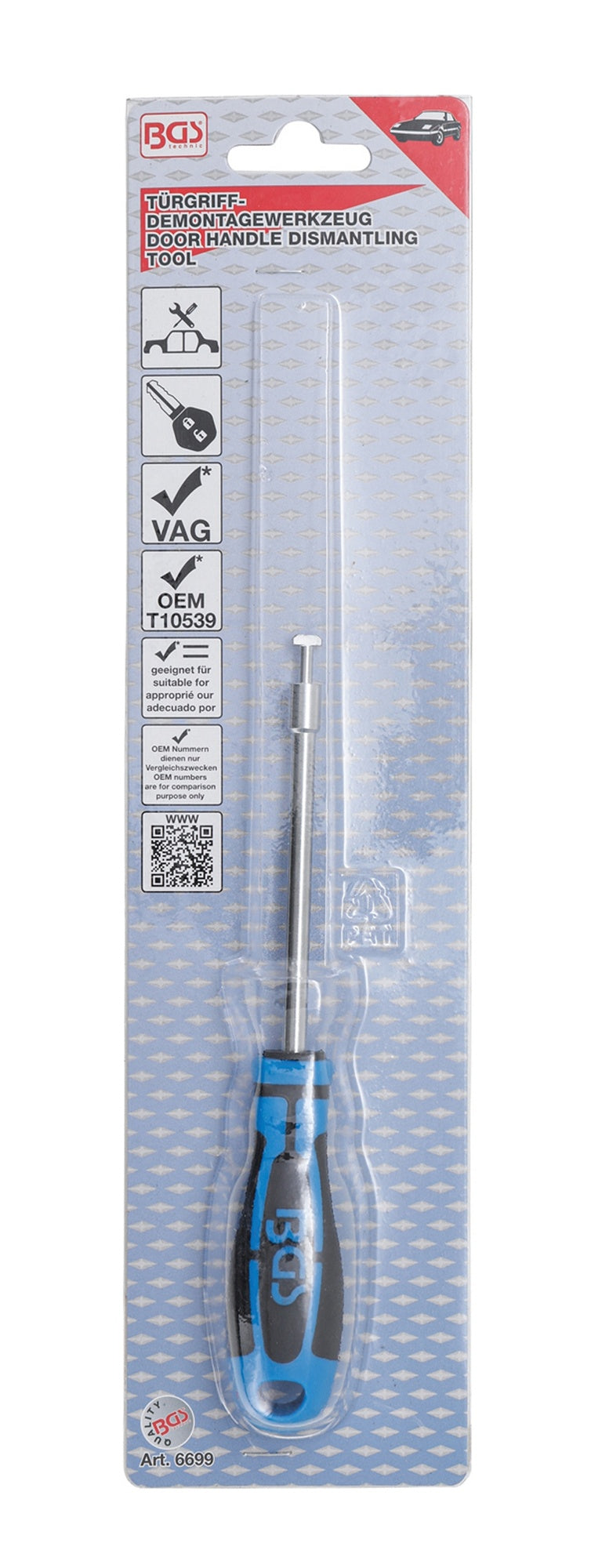 BGS 6699 Demontagewerkzeug für Türgriffe für VAG