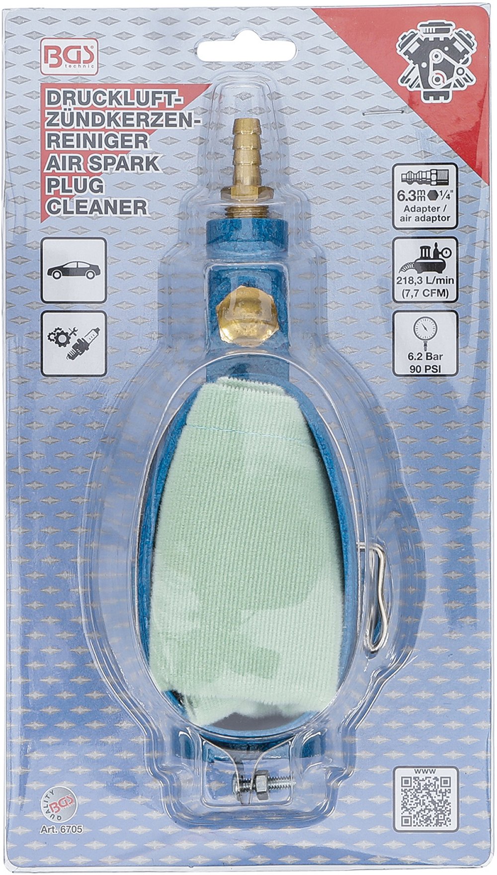 BGS 6705 Druckluft Zündkerzenreiniger