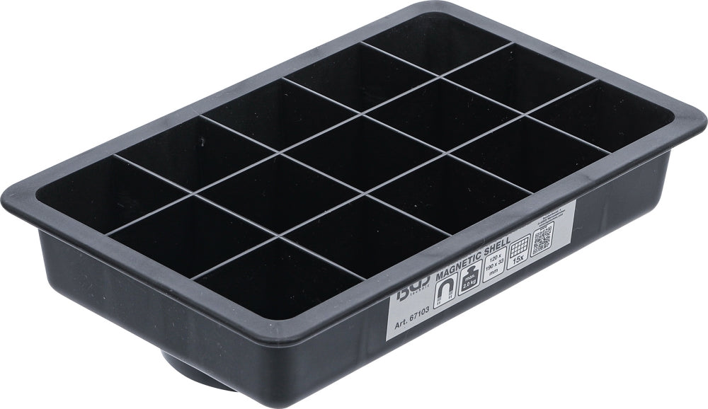 BGS 67103 Haftschale magnetisch 15 Fächer 120 x 190mm