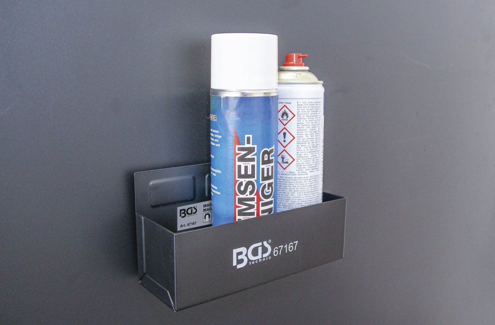 BGS 67167 Spraydosen Ablage magnetisch Breite 210mm