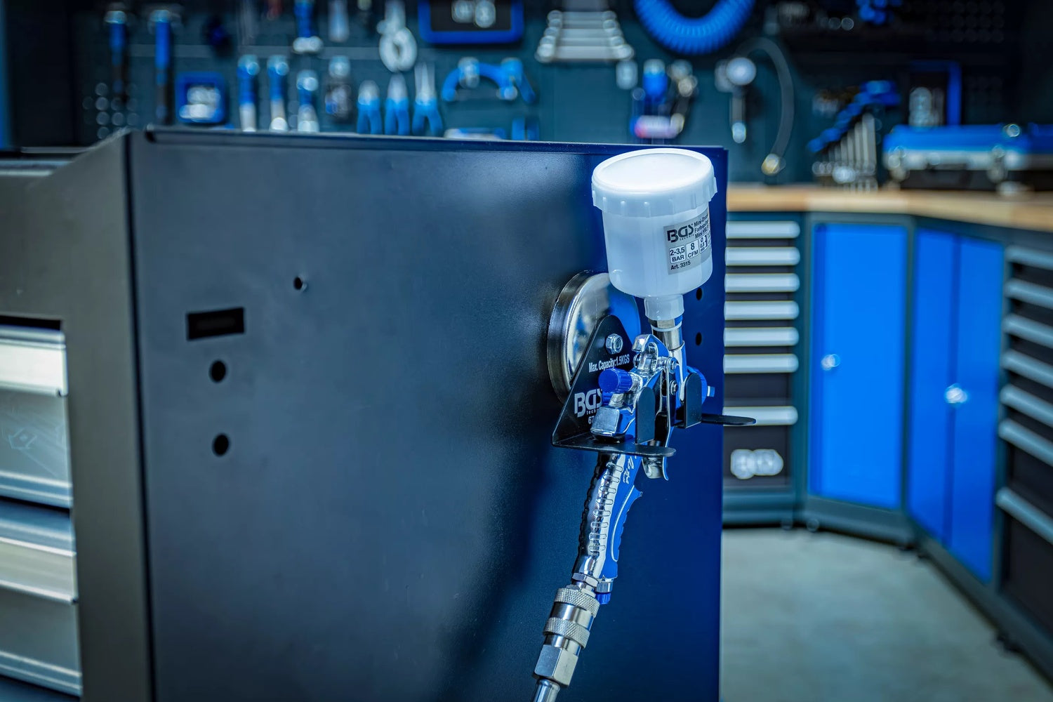 BGS 67180 Magnetischer Halter für Farbsprühpistolen Lackierpistolen Magnethalter