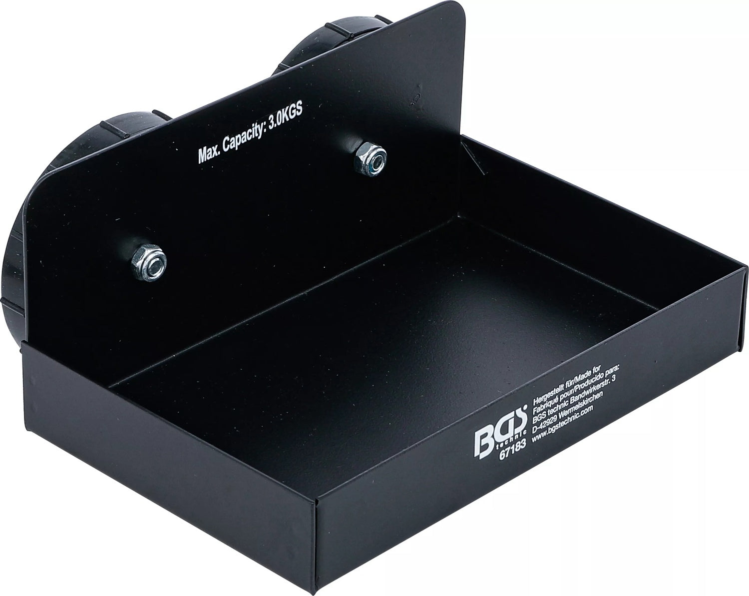 BGS 67183 Magnetische Ablageschale 180 x 115 x 30mm Haftschale Magnetisch