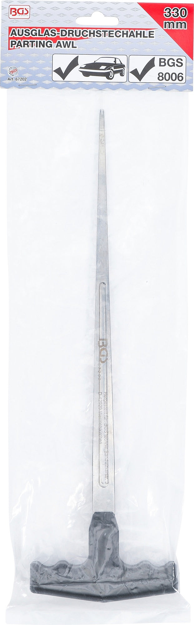 BGS 67202 Ausglas Durchstechahle 330mm