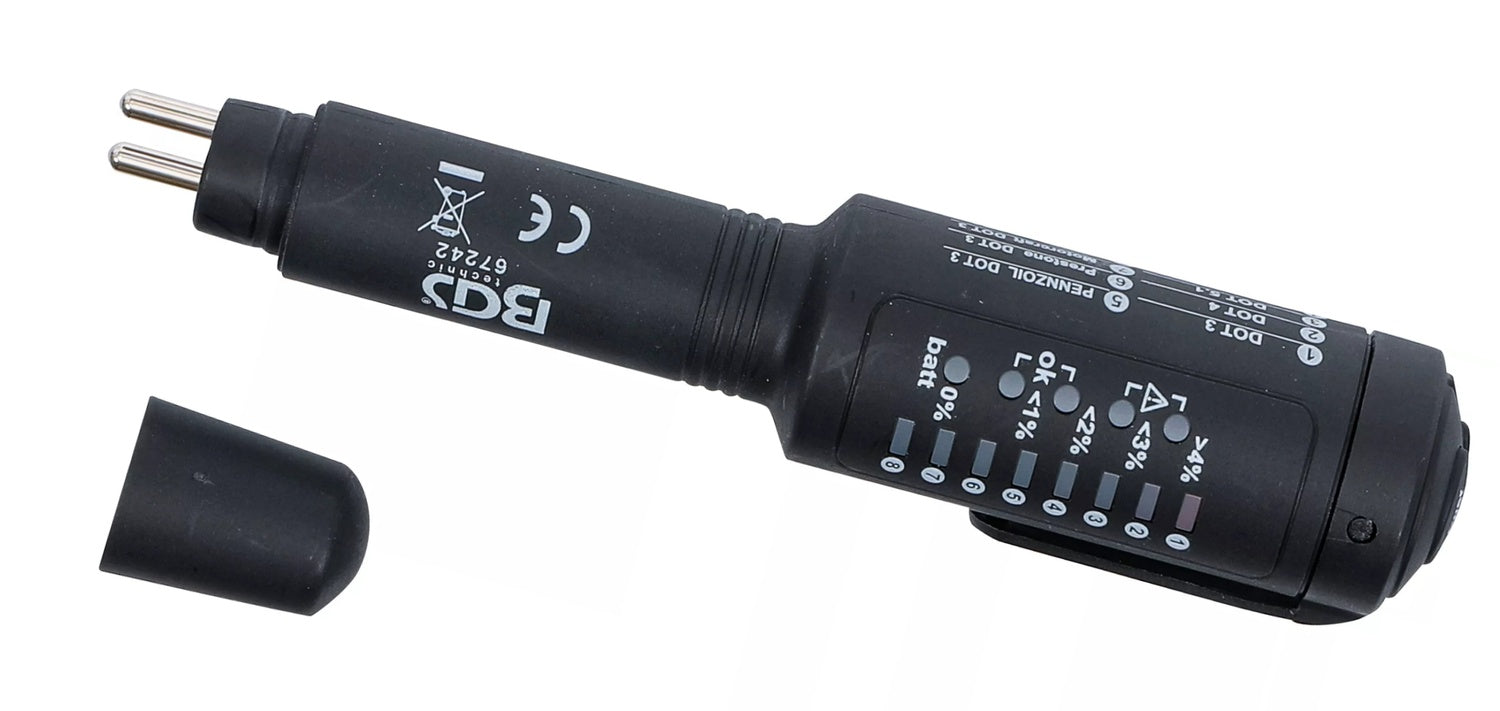 BGS 67242 Bremsflüssigkeitstester Bremsflüssigkeitsmessgerät DOT 3 DOT 4 DOT 5.1