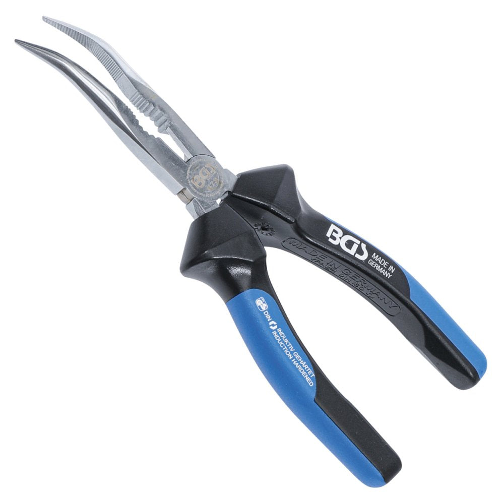 BGS 673 Telefonzange mit Schneide gebogen 200mm