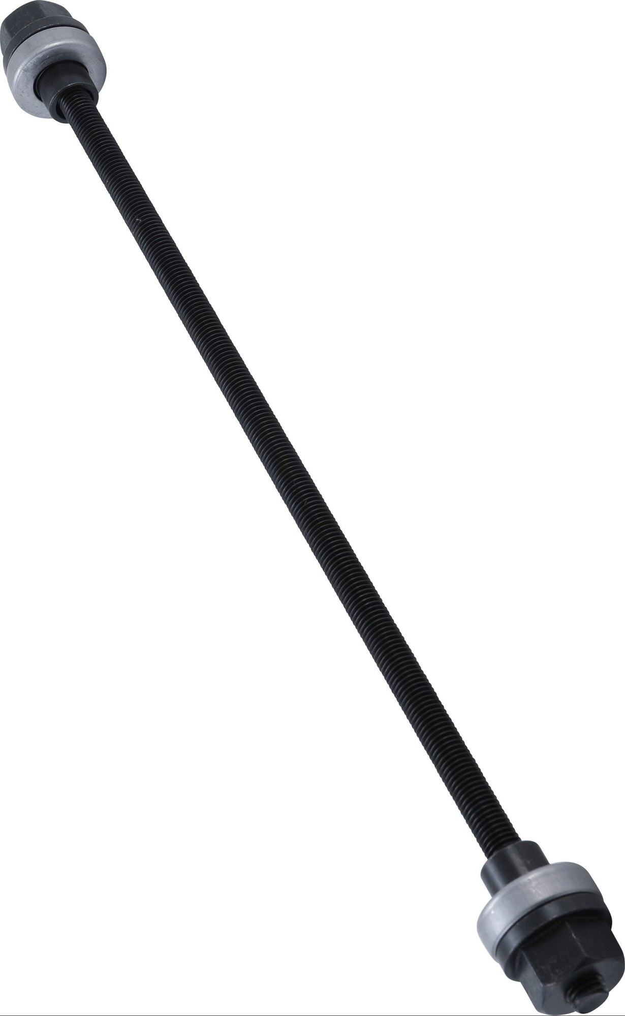 BGS 67302-M12 Gewindespindel M12x2.0 Länge 450mm mit 2 x Lager & Mutter