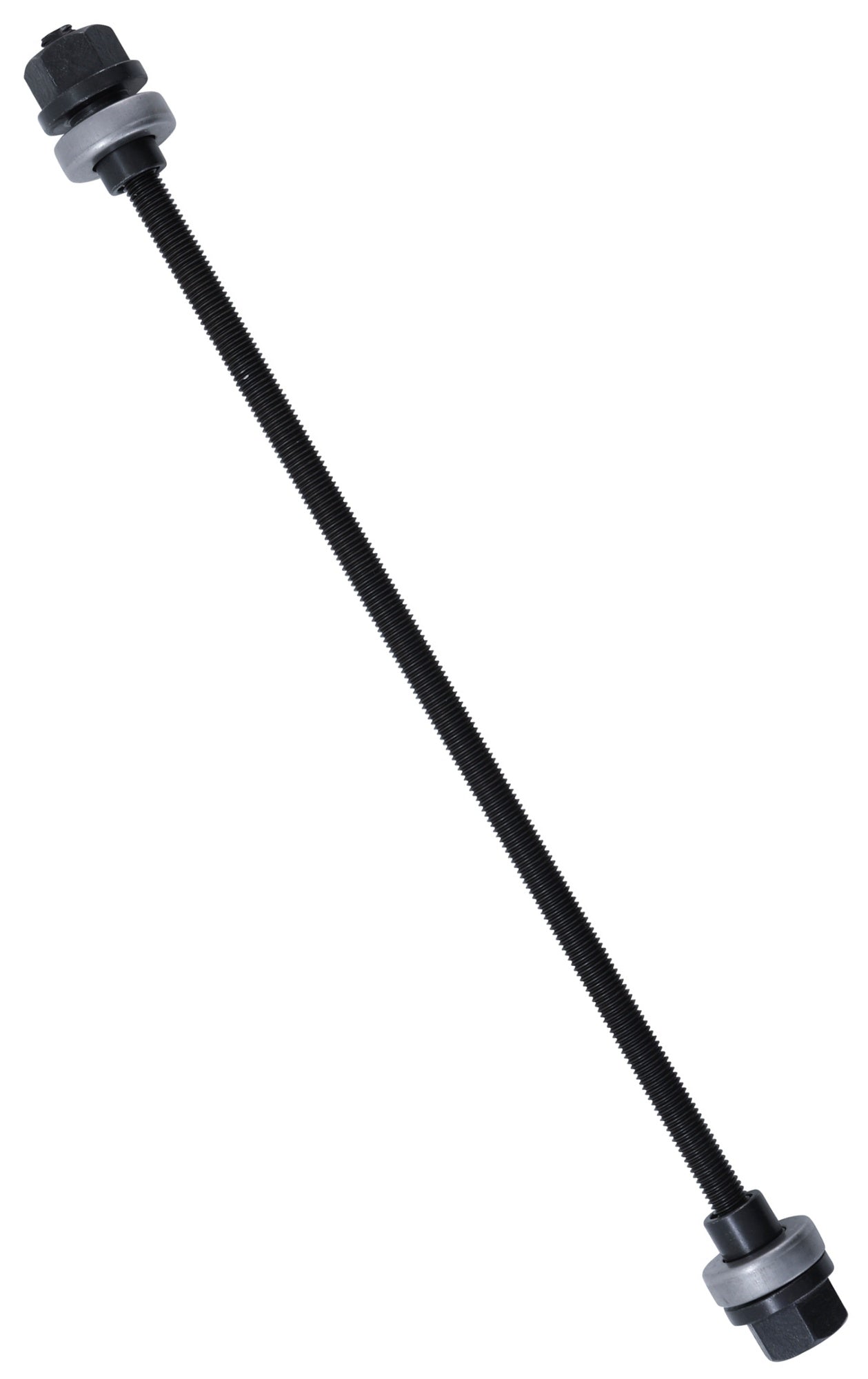 BGS 67302-M12 Gewindespindel M12x2.0 Länge 450mm mit 2 x Lager & Mutter