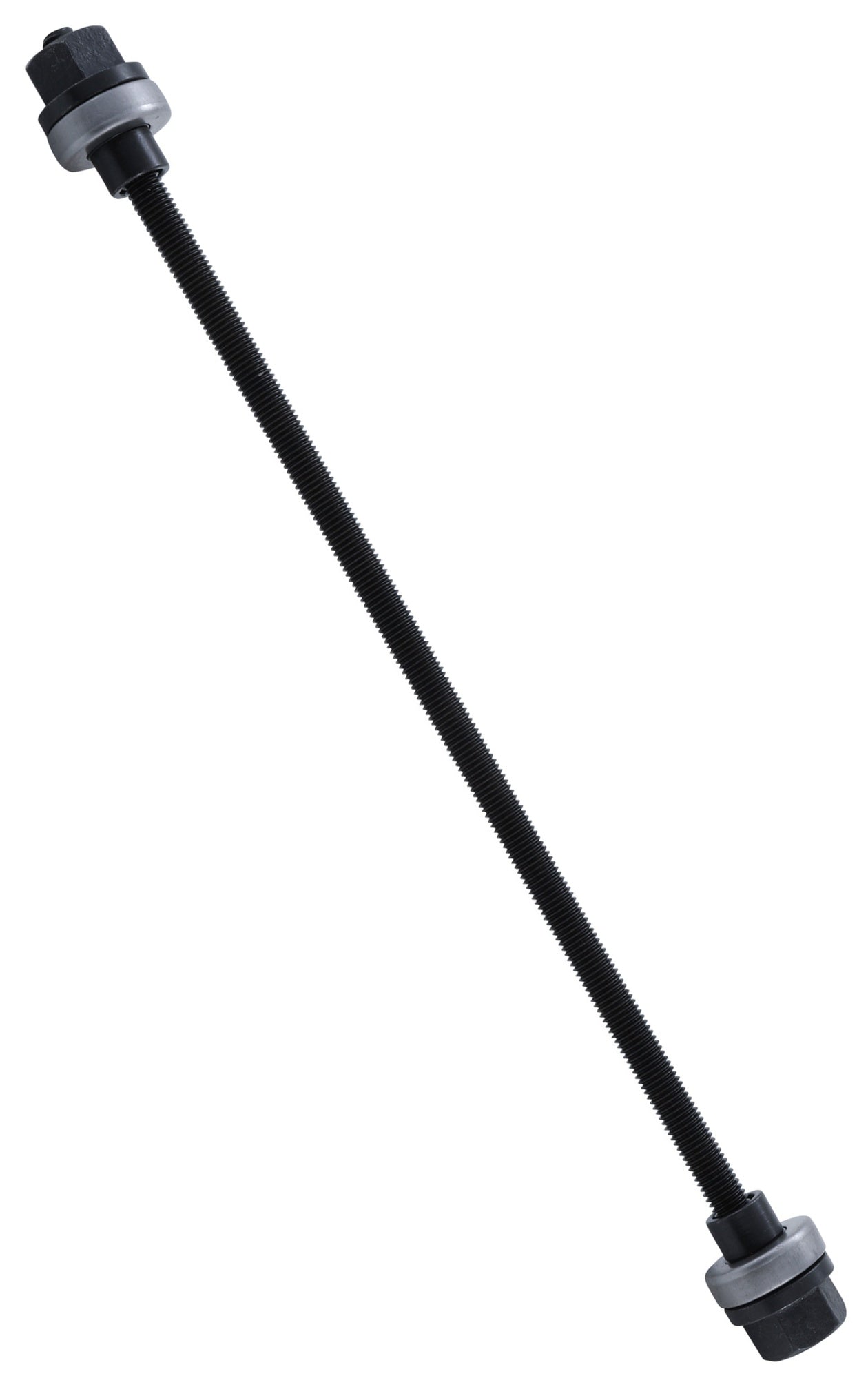 BGS 67302-M12 Gewindespindel M12x2.0 Länge 450mm mit 2 x Lager & Mutter