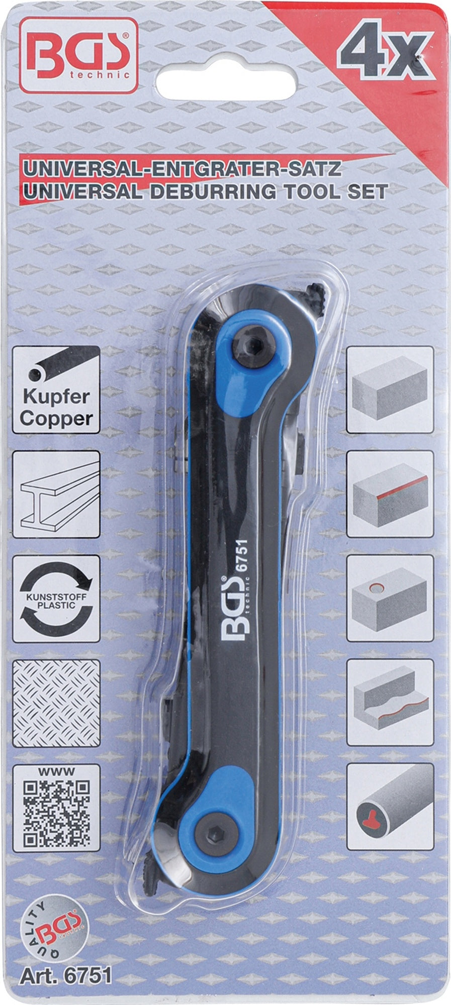 BGS 6751 Satz Universal-Entgrater