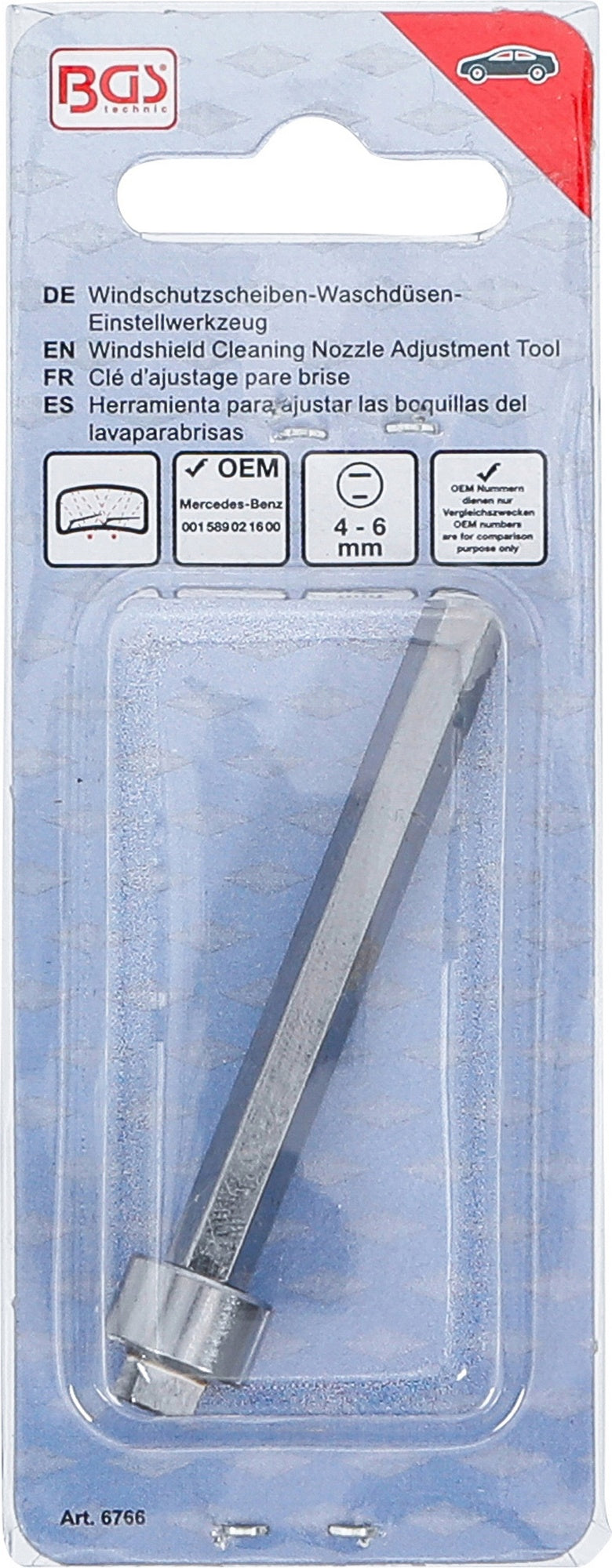 BGS 6766 Einstellwerkzeug Windschutzscheibe Waschdüsen Mercedes-Benz