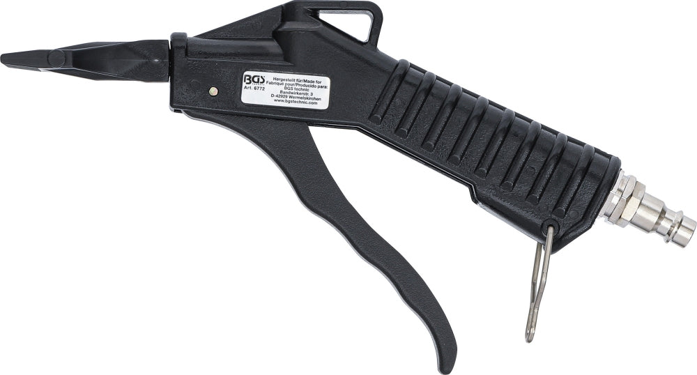 BGS 6772 Druckluft Ausblaspistole mit Flachdüse Länge 43mm