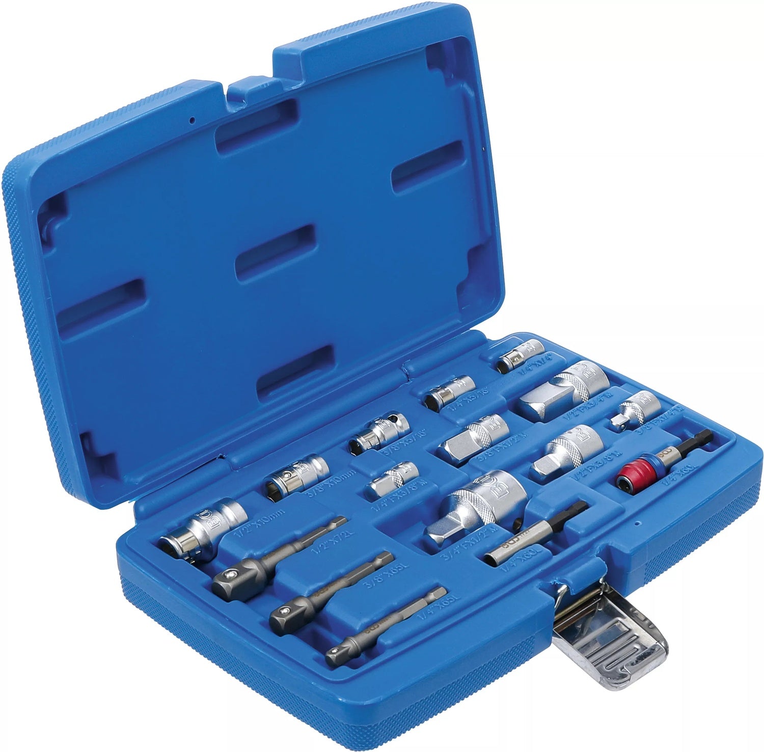 BGS 6779 Satz Adapter für Knarren Nüsse und Bits 16 teilig