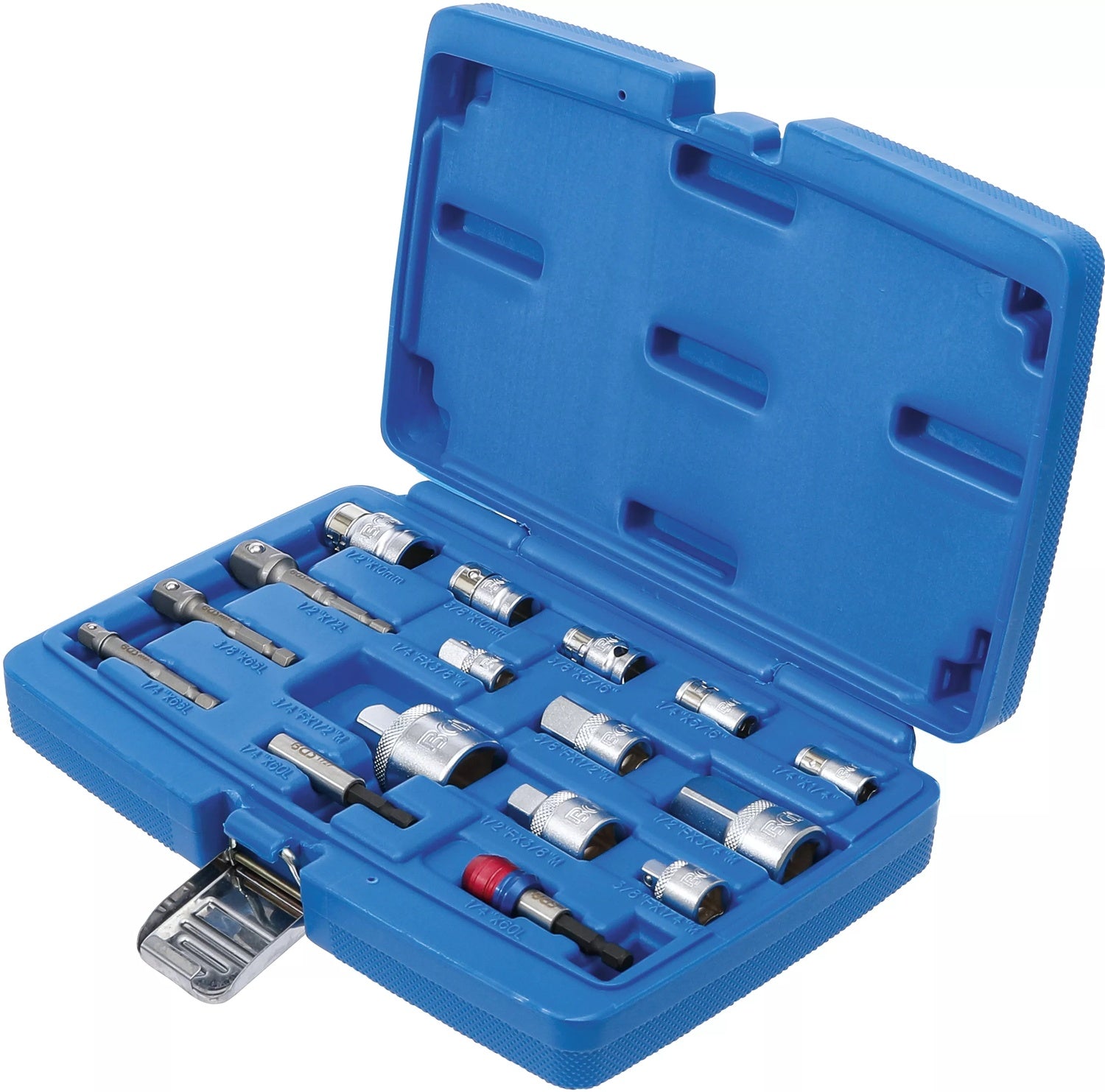 BGS 6779 Satz Adapter für Knarren Nüsse und Bits 16 teilig