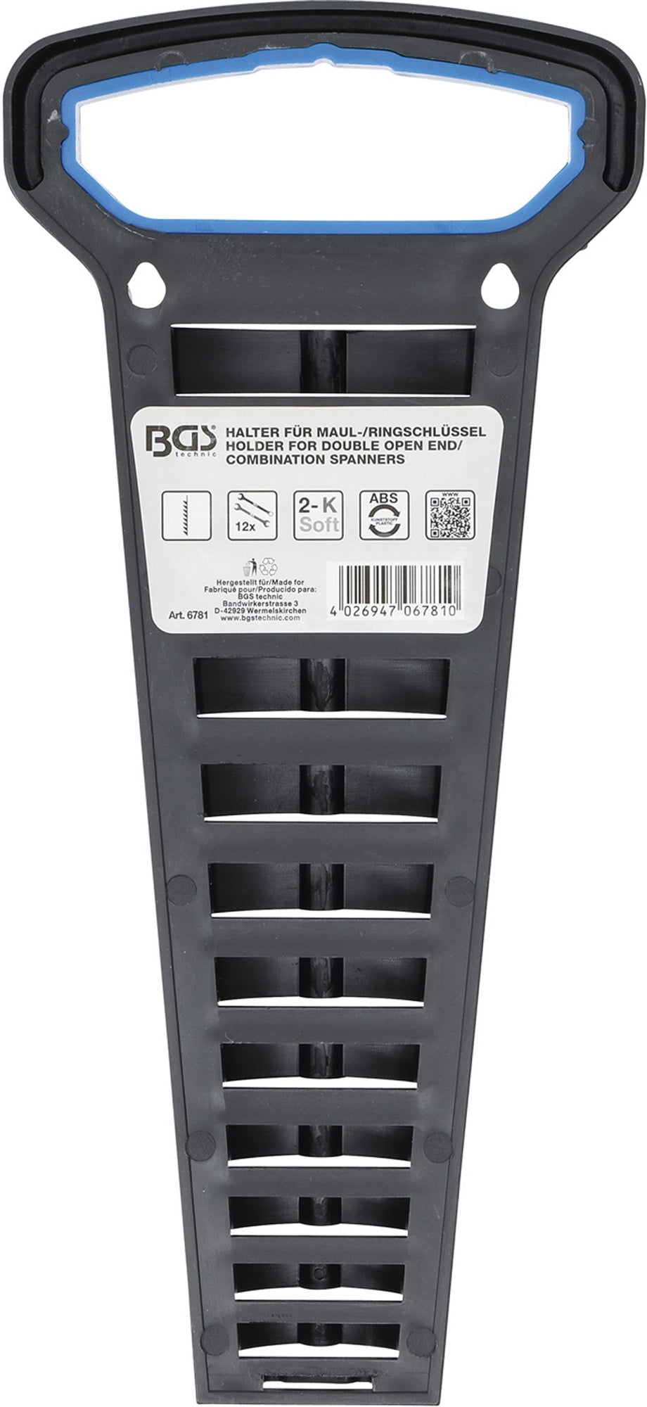 BGS 6781 Halter für 12 Schraubenschlüssel Maulschlüssel Ringschlüssel