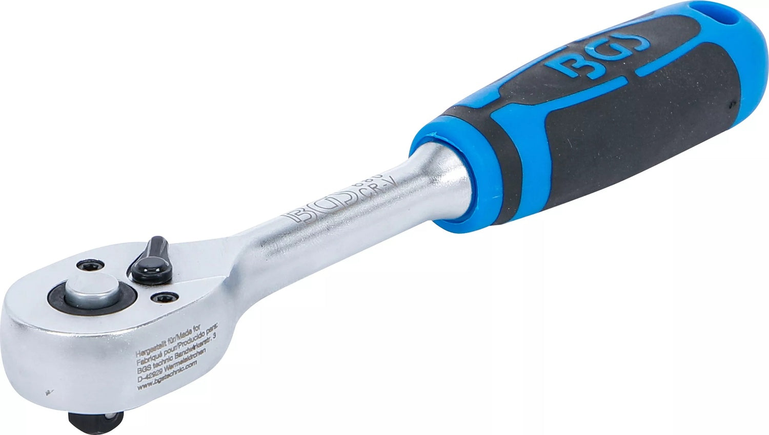 BGS 680 Umschaltknarre Ratsche gerade Ausführung feinverzahnt Abtrieb 6,3mm (1/4")