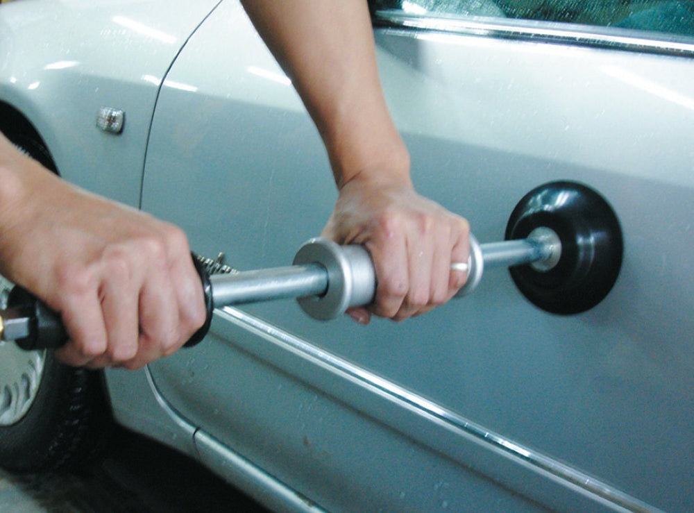 BGS 68000 DRUCKLUFT Beulenhammer mit 1,4 kg Schlaggewicht und 3 Köpfen