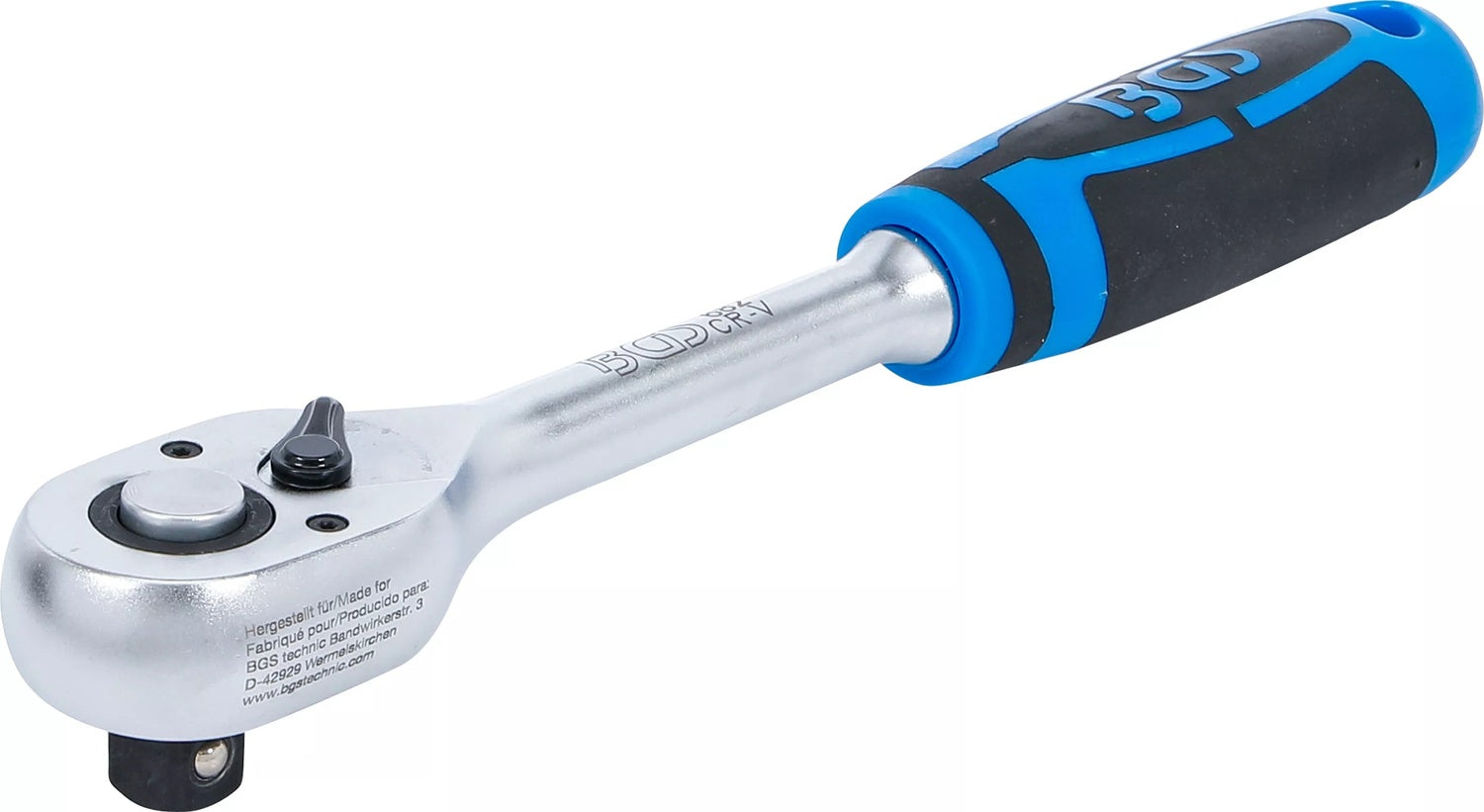 BGS 682 Umschaltknarre Ratsche gerade Ausführung feinverzahnt Abtrieb 12,5mm (1/2")