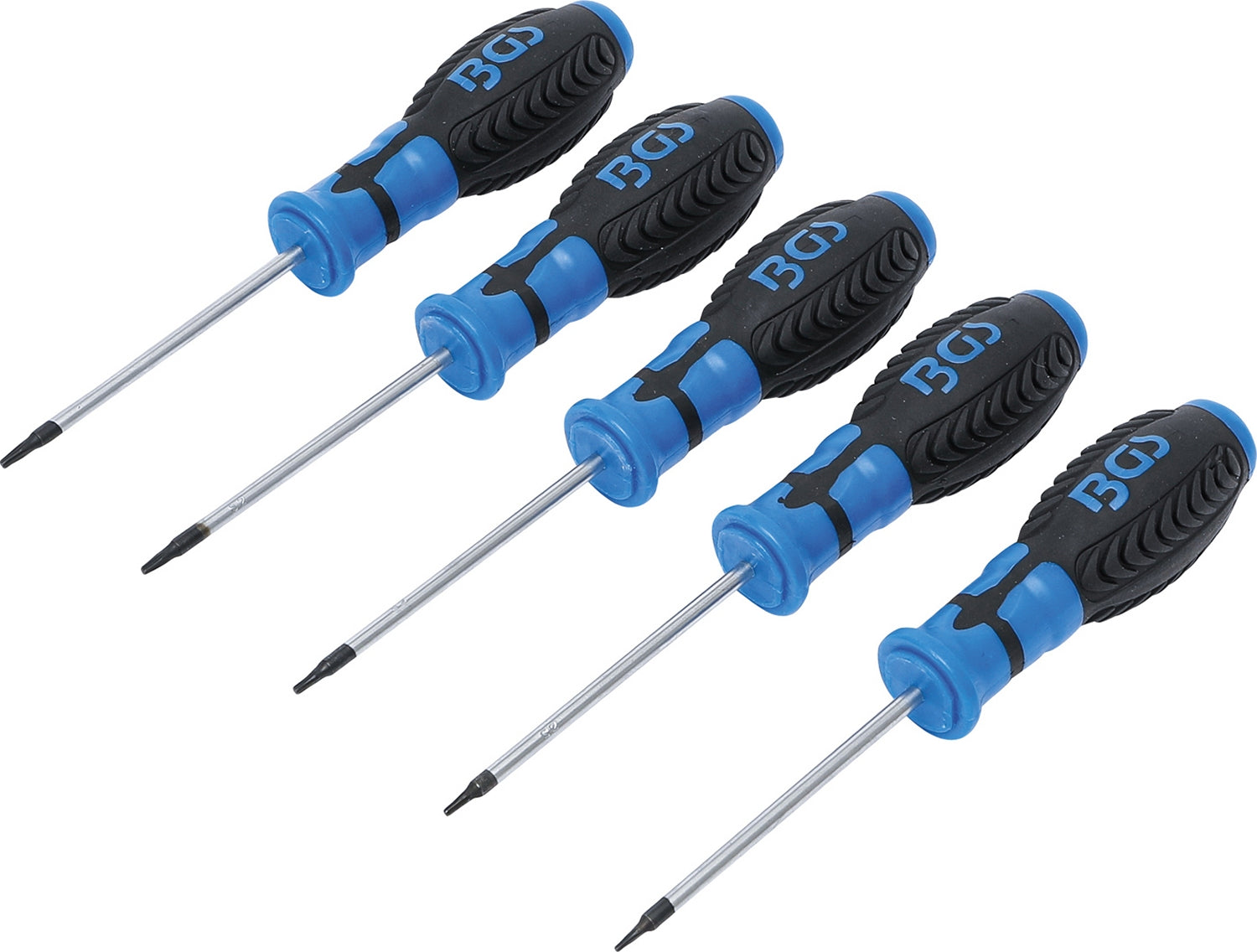 BGS 6828 Satz TORX Schraubendreher T6 T7 T8 T9 T10 OHNE Stirnlochbohrung