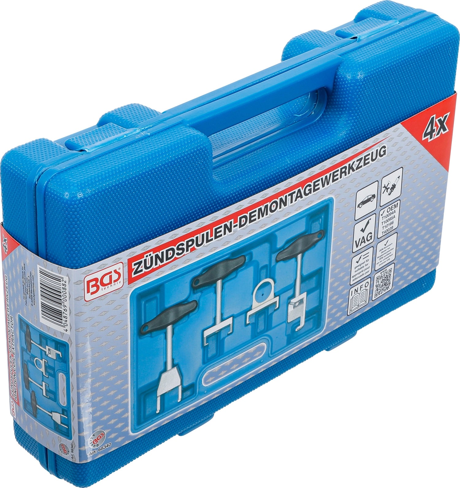 BGS 68340 Satz Zündspulen Demontagewerkzeug für VAG 4 teilig
