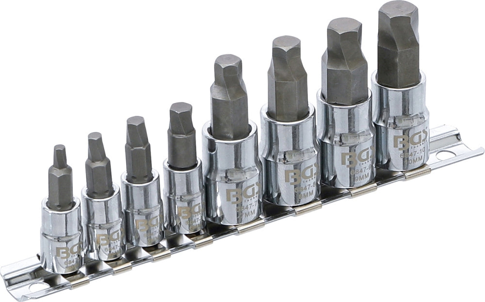 BGS 6847 Satz Schraubenausdreher für defekten Innensechskant 3-10mm 8teilig