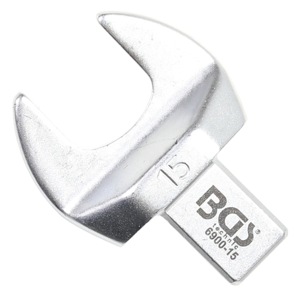 BGS 6900-15 Einsteck-Maulschlüssel 15mm für Aufnahme 9 x 12mm