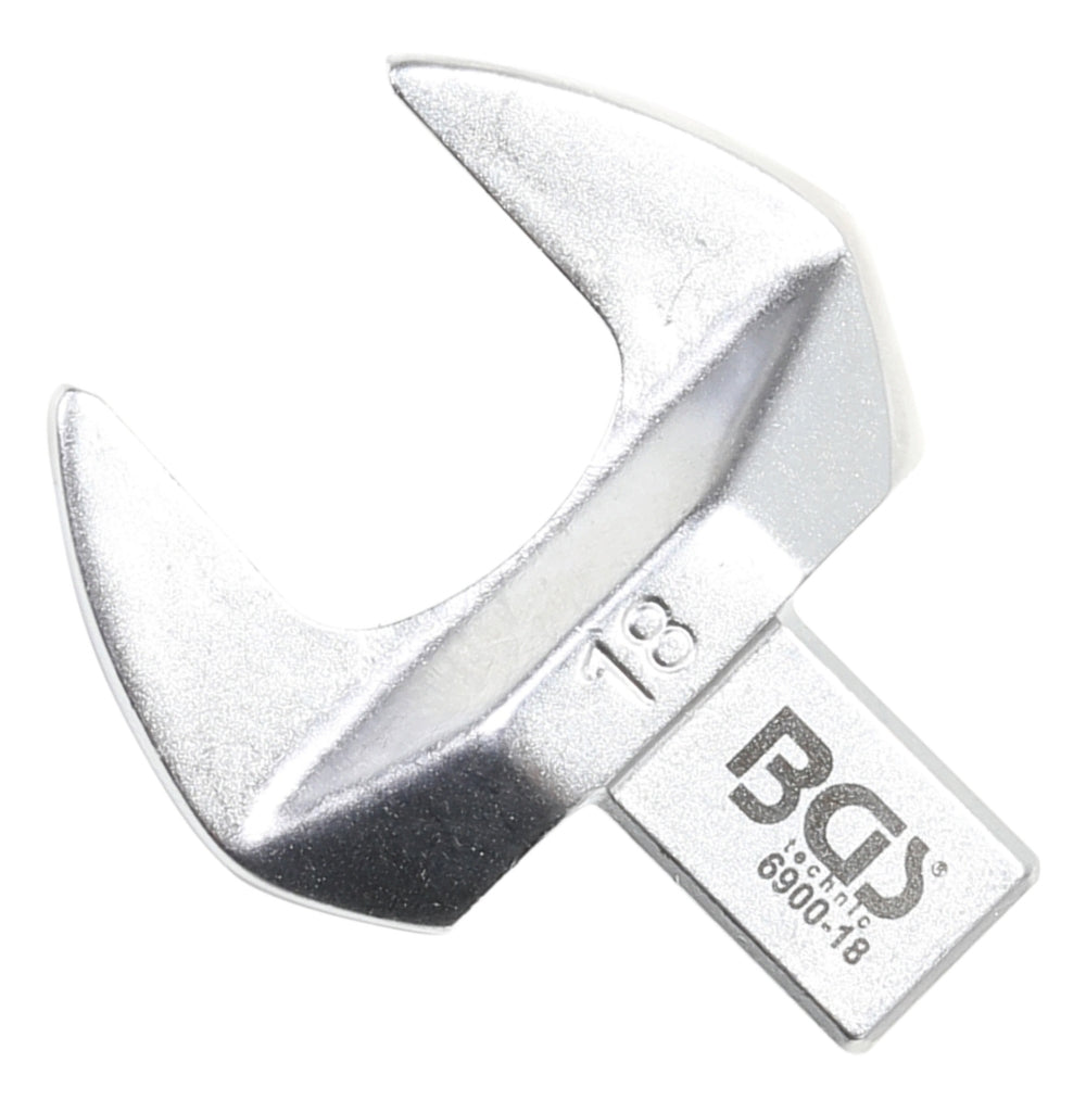BGS 6900-18 Einsteck-Maulschlüssel 18mm für Aufnahme 9 x 12mm