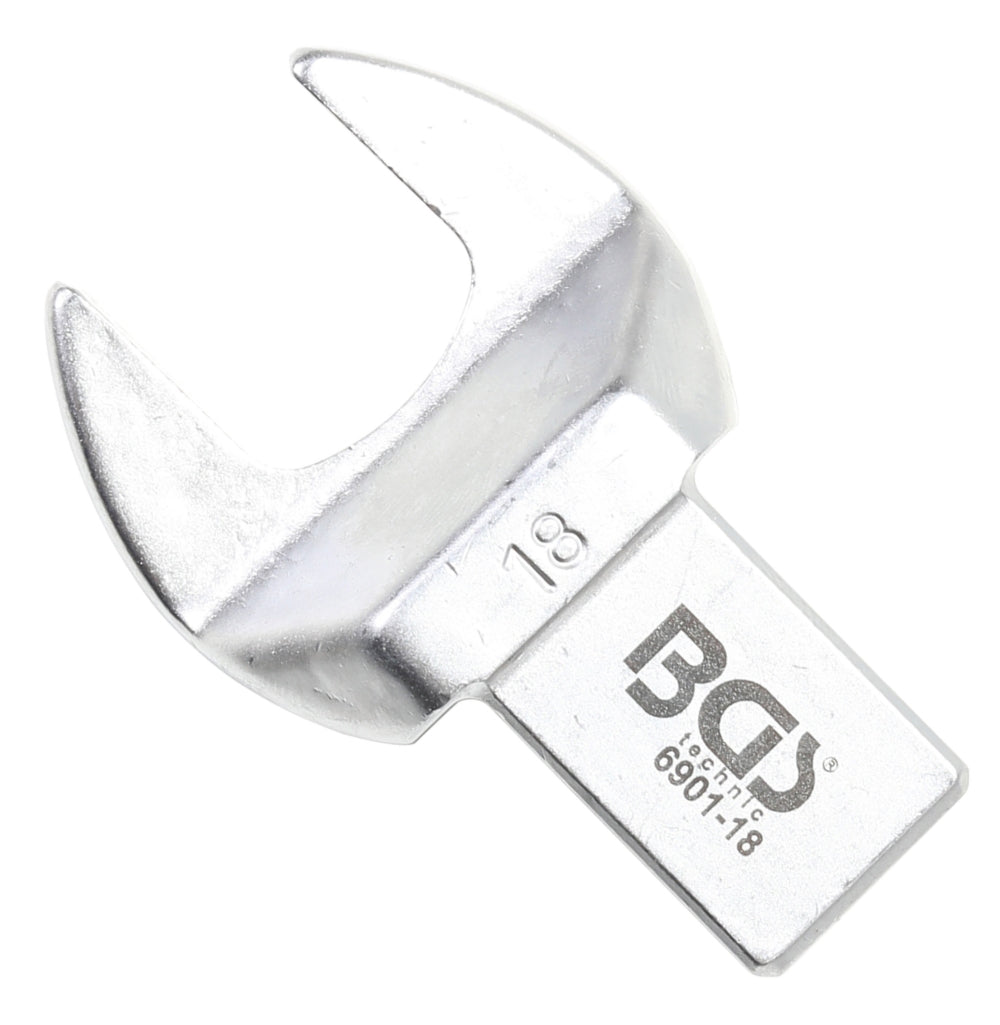 BGS 6901-18 Einsteck-Maulschlüssel 18mm für Aufnahme 14 x 18mm