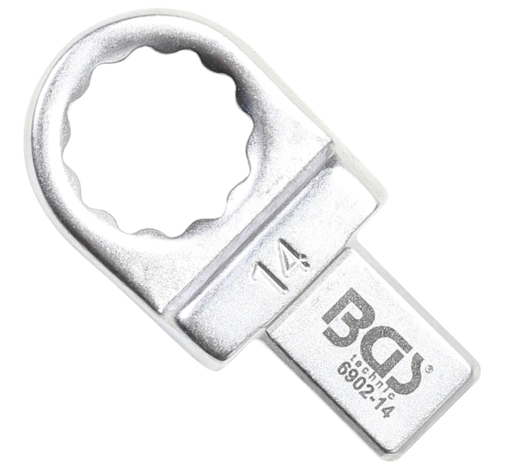 BGS 6902-14 Einsteck-Ringschlüssel 14mm für Aufnahme 9 x 12mm