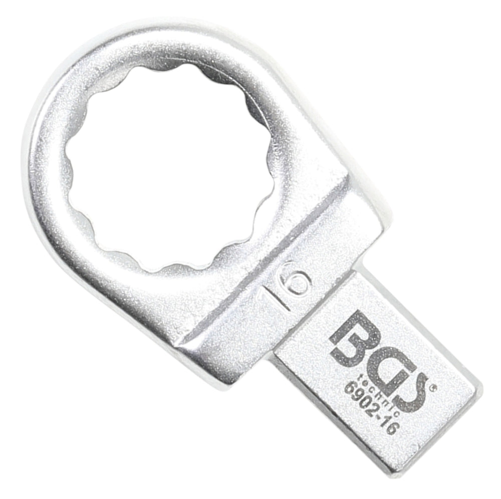 BGS 6902-16 Einsteck-Ringschlüssel 16mm für Aufnahme 9 x 12mm
