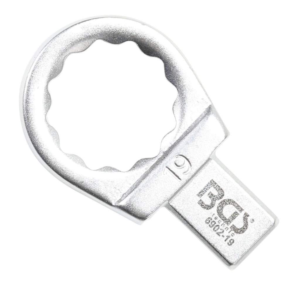 BGS 6902-19 Einsteck-Ringschlüssel 19mm für Aufnahme 9 x 12mm