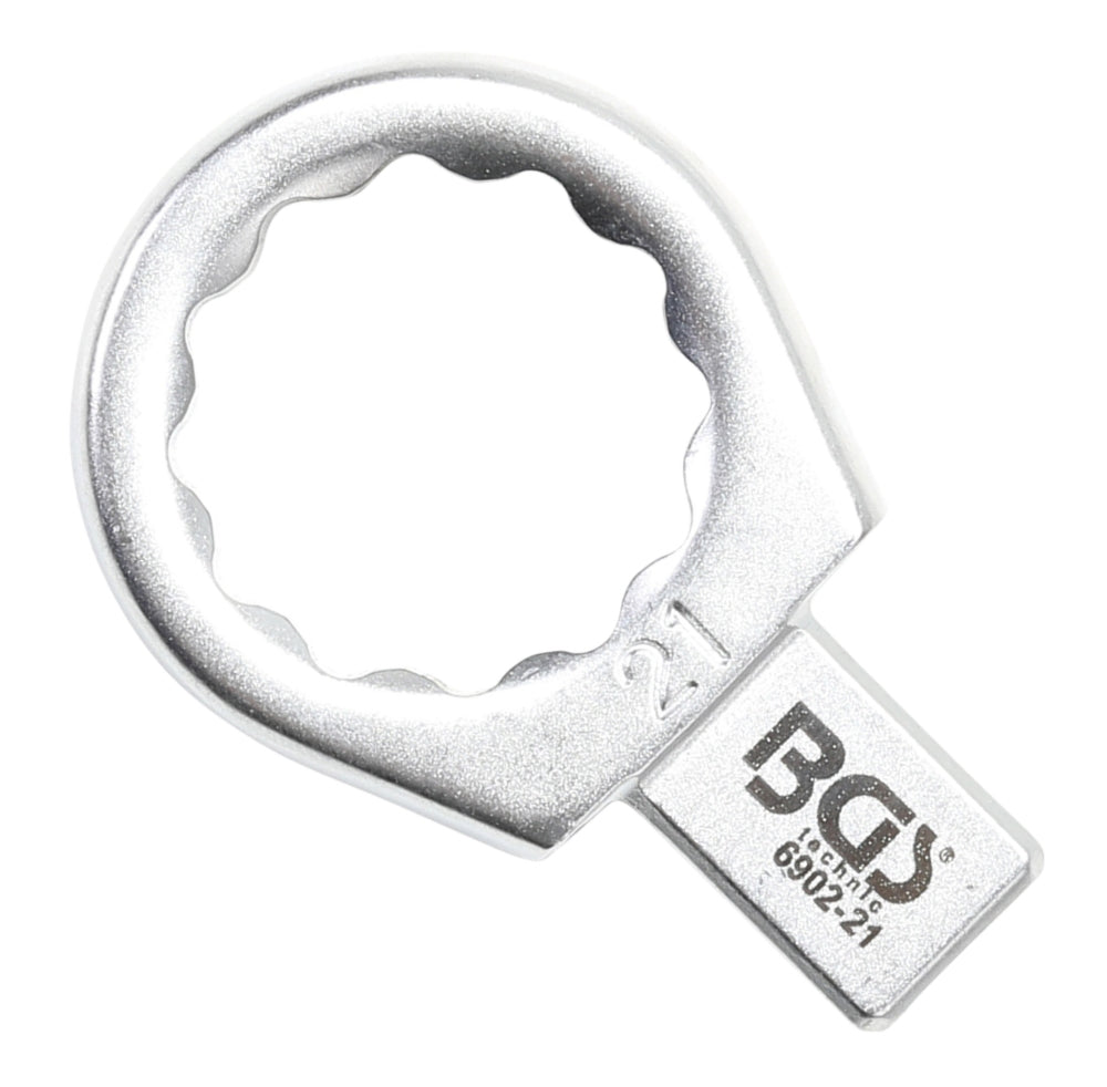 BGS 6902-21 Einsteck-Ringschlüssel 21mm für Aufnahme 9 x 12mm